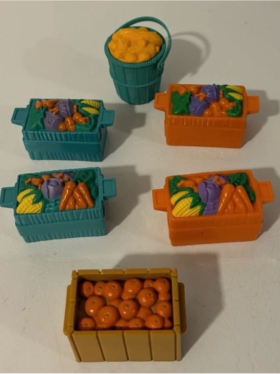 Fisher-Price Other - 2/20$ 🐮 Fisher Price Little People Food Trough Box Bundle Set Of 6 Replacements
